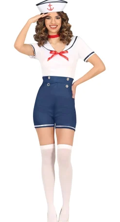 Vintage Sailor Girl kostuum