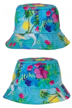 Vissershoedje hawaii print ko ko