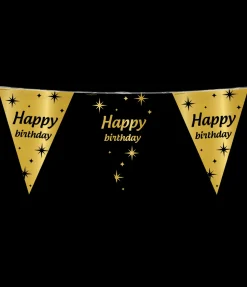Vlaggenlijn classy Happy Birthday