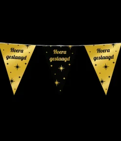 Vlaggenlijn Classy Hoera Geslaagd