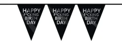 Vlaggenlijn happy f*cking birthday 6m