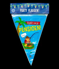Vlaggenlijn Pensioen cartoon
