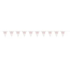 Vlaggenlijn rose goud happy birthday