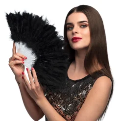 Waaier Flapper met veren