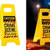 Waarschuwingsbord Crime Scene 53cm