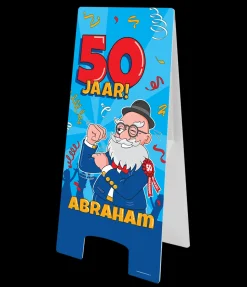 Warning Sign - Abraham cartoon