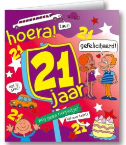 Wenskaarten - Cartoon leeftijd