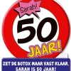 Wenskaarten - Sarah verkeersbord