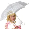 Witte paraplu kant