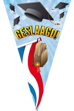 XL Puntvlag geslaagd 90x150 cm