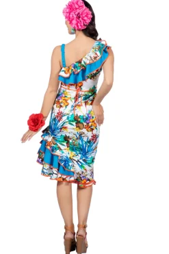 Zomerse Hawaii Jurk - bloemenprint