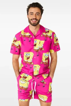 Zomersetje SpongeBob Pink