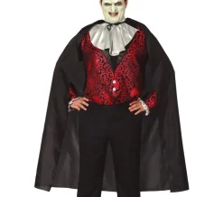 Zwarte cape basic 130cm