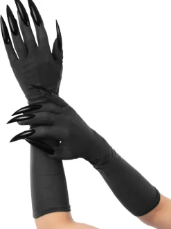 Zwarte Kat Handschoenen lang