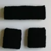 Zweetbandjes set van 3 zwart